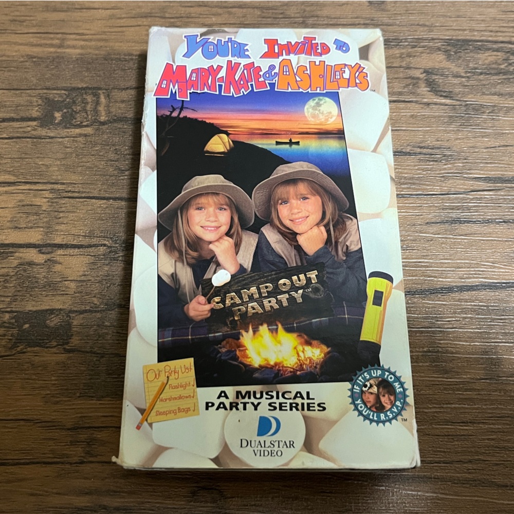 You’re Invited To Mary-Kate & Ashley Camp Out Party-VHS